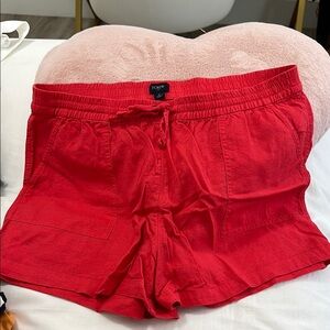 J. Crew Women's Red Shorts